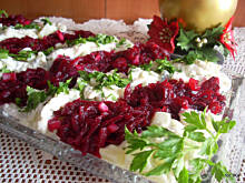 Fot. izeczka, Świąteczna sałatka śledziowa