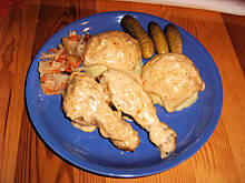 Fot. mariola2000, Udka kurczaka pieczone w sosie pieczarkowym wg M&Ł