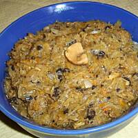 Kapusta wiglijna ze śliwkami i grzybami wg Różyczki