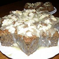 Ciasto makowe z polewa