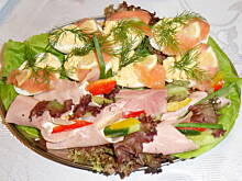 Fot. zielonooka, jajka z farszem zawijane w łososia