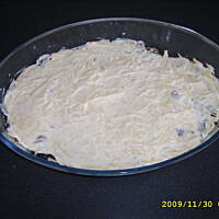 Schab zapiekany z serem i pieczarkami