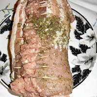 boczek faszerowany mielonym mięsem