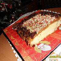 bardzo proste ciasto z karpatką i kajmakiem