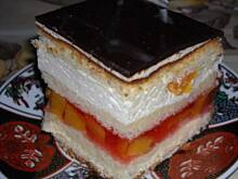Fot. Agussia834, Ciasto tortowe ze śmietaną i galaretką