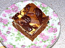 Fot. dibi, Sernik z czekoladą wymieszany