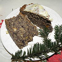 Ciasto makowe z polewa