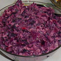 czerwona kapusta z jabłkiem