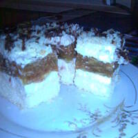 Torcik jabłkowy z kokosem