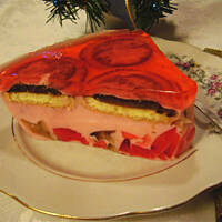 Sernik szampański na zimno wg Różyczki