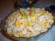 Fot. niebieska-różyczka, Sałatka sylwestrowa tropikalna wg Różyczki