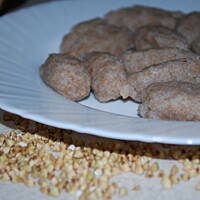 Gulasz z indyka z kluseczkami gryczanymi