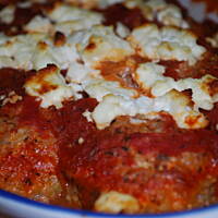 Pulpeciki w sosie pomidorowo - miętowym zapiekane