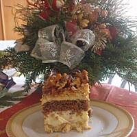 reprezentacyjny sernik topiony z orzechową finezją