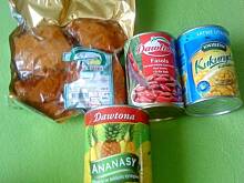 Fot. Gwiazdka81, Sałatka z "3 puszek" i kurczaka wędzonego