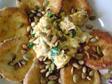 Fot. Gwiazdka81, oscypki w cieście z pestkami dyni