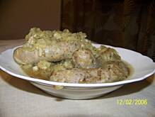 Fot. ankamark, Biała kiełbasa surowa ZAPIEKANA