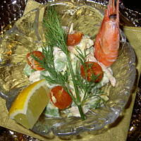 Salatka z krewetek w sosie Nobis