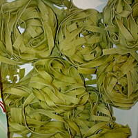 Szpinakowe gniazdka z pieczarkami - po mojemu ;)