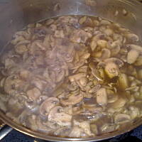 Szpinakowe gniazdka z pieczarkami - po mojemu ;)