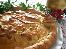 Fot. izeczka, Pieróg z kaszą gryczaną i kurkami