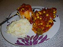 Fot. niebieska-różyczka, Udka w sosie meksykańskim wg Różyczki