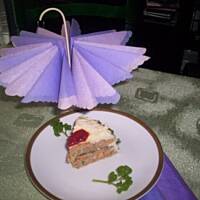 Mielony z pieczarkami jako tort zakąskowy