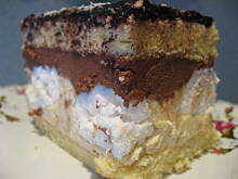 Fot. martikoziolek, Placek z chałwą i bezami Marty