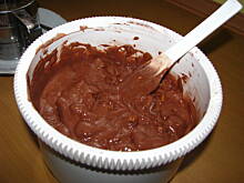 Fot. ankas9, Ciasto z jabłkami i kakaem