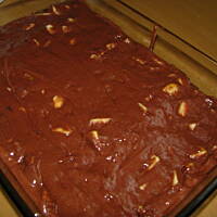 Ciasto z jabłkami i kakaem