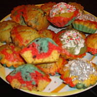 Kolorowe Mufinki idealne na przyjecie dla dziecka