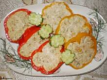 Fot. viola68, Papryki faszerowane mięsem na zimno: