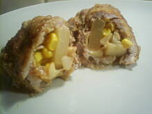 Fot. kasiul_a, Roladki wieprzowe z ananasem kukurydzą i serem kasiuli