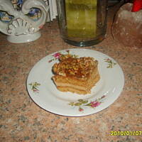 Krówka z pomadą orzechową