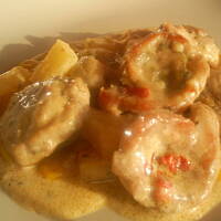 Ślimaczki schabowe w majonezowym sosie kasiuli