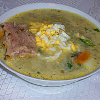 Zimowa zupa szczawiowa