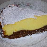 Sernik na ciemnym kruchym spodzie wg Różyczki