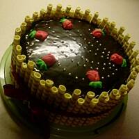 Tort mocno czekoladowy