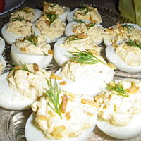 jajka z farszem z kraba