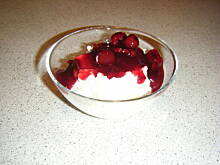 Fot. madzia81, Ryż z migdałami i sosem wiśniowym- Ris a la mande