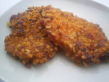 Fot. kasiul_a, Kukurydziane kotlety drobiowe słodko ostre z pieczarkami kasiuli