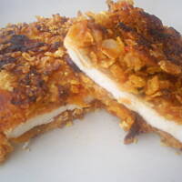 Kukurydziane kotlety drobiowe słodko ostre z pieczarkami kasiuli