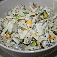 Sałatka serowo ogórkowa z koperkiem kasiuli