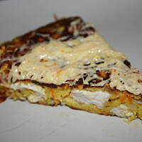 Curry indyczo - marchewkowy placek kasiuli