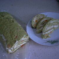 Rolada brokułowa z serkiem camembert