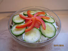 Fot. siekieratkaa, sałatka z kurczakiem a'la KFC