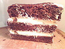 Fot. alkamor, murzynek przekładany kremem