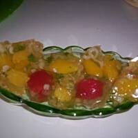 kolorowe pomidory w galarecie