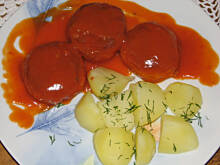 Fot. lexi27, Kotlety z jajek w sosie pomidorowym