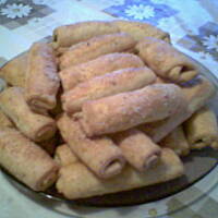 Rurki serowe z marmoladą